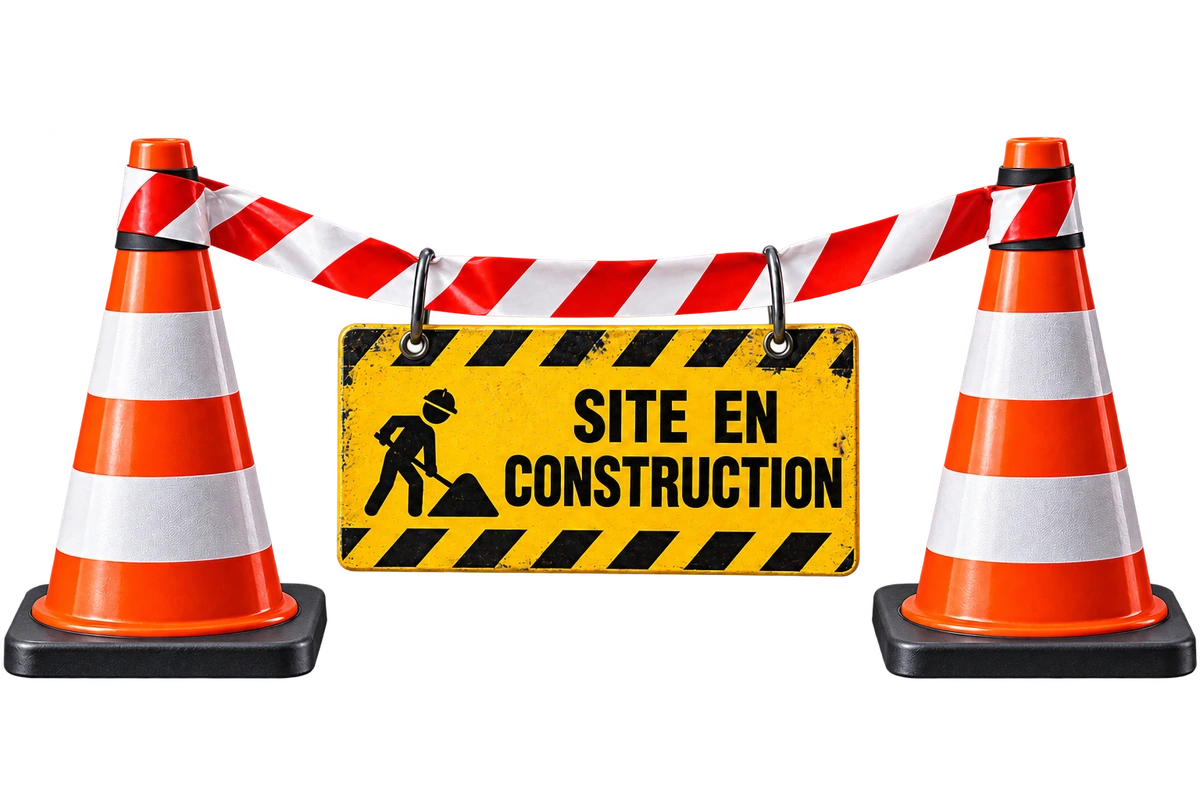 Site en construction — ouvrir le tableau de bord privé